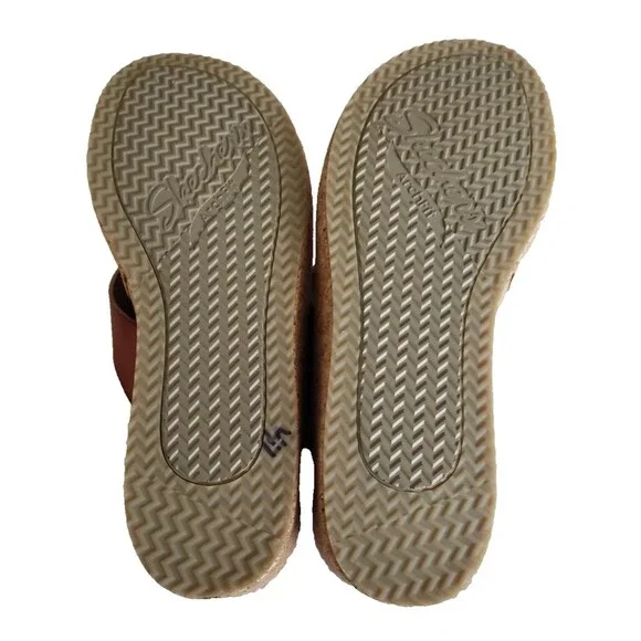 Skechers Women's Sz 8 Cali Arch Fit Beverlee Floral Thong Sandals Brown A677220 - Picture 11 of 11